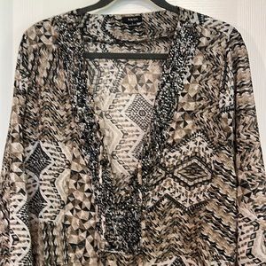 RAViYA Beaded Sheer Coverup
